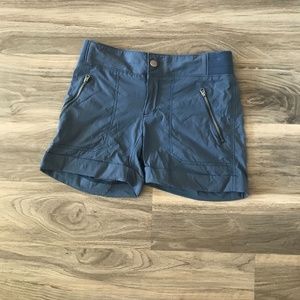 Blue Athleta Bermuda Shorts